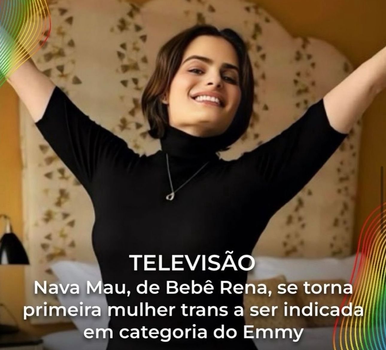 NAVA MAU, DE BEBE RENA, SE TORNA PRIMEIRA MULHER TRANS A SER INDICADA EM CATEGORIA DO EMMY.